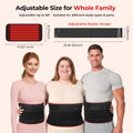 Morfone Red Light Pad for Body, 660nm 850nm Infrared Light Mat, Wearable Red Light Belt Wrap with Timer for Back Shoulder Waist Knee, Gift for Women Men Fathers Day