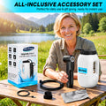 Morfone Portable Bidet for Travel, Electric Handheld Bidet with 2.5L Tank, IPX6, LED Display