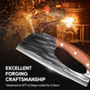 Acmetop Chef Knife, High Carbon Steel Kitchen Knife for Meat Cutting, Slicing, Camping, BBQ – Essential Kitchen Tool