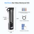 Morfone Ear Wax Removal with Magnetic Waste Tank, Electric Ear Wax Removal Tool, Ear Cleaner with Ear Irrigation Flushing System, 4 Modes, IPX6