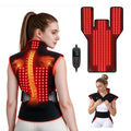 Morfone Red Light Shoulder Wrap with 3 Modes and 5 Levels, 3-in-1 Chip Red Light for Shoulder & Neck, 660nm & 850nm Infrared Light Pad with Timer for Home Use