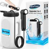 Morfone Portable Bidet for Travel, Electric Handheld Bidet with 2.5L Tank, IPX6, LED Display
