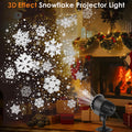Morfone Christmas Projector Lights, Waterproof Snowflake Projector Light with Dynamic Snowfall Effect for Christmas New Year Holiday Party Decor