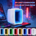 BEICHEN Mini Fridge, 4L/6 Can Small Beverage Refrigerator with LED Gaming Light, AC/DC Portable Cooler & Warmer for Bedroom, Office, Dorm, Car