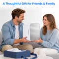 BEICHEN Mini Fridge, 4 Liter/6 Can Small Fridge for Bedroom, Car, Office, Brushed Finish, AC/DC