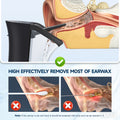 Morfone Ear Wax Removal with Magnetic Waste Tank, Electric Ear Wax Removal Tool, Ear Cleaner with Ear Irrigation Flushing System, 4 Modes, IPX6