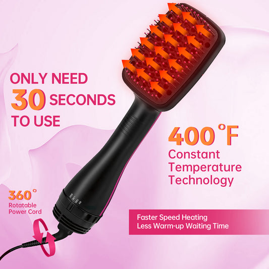 Morfone Hair Dryer and Blow Dryer Brush in One, Hair Dryer and Styler Volumizer with Negative Ion, Hair Styler for Smooth, Frizz-Free Results for All Hair Types
