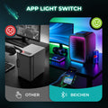 4L Mini Fridge with App-Controlled Gaming Light | Cooler & Warmer