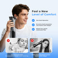 Morfone Ear Wax Removal with Magnetic Waste Tank, Electric Ear Wax Removal Tool, Ear Cleaner with Ear Irrigation Flushing System, 4 Modes, IPX6