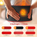 Morfone Red Light Belt for the Body, 660nm and 850nm Infrared Light Wrap, Red Light Pad Mat for Back, Shoulders, Waist, and Knees, Gift for Women Men