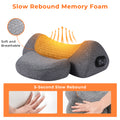 Morfone 3-in-1 Neck Massager Pillow with Heat, Vibration & Airbag Traction, Deep Tissue Massager for Bed, Sofa, Office, Home Use