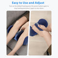 Morfone Shiatsu Foot Massager with Heat, Foot and Calf Massager with Massage Roller, Relaxing Gifts for Women Men Mom Dad Birthday Gift,Blue