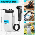 Morfone Portable Bidet for Travel, Electric Handheld Bidet with 2.5L Tank, IPX6, LED Display