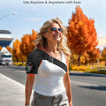 Morfone Cordless Red Light Shoulder Wrap with 3 Heat & 3 Vibration, Shoulder Massager Heating Pad, 660nm Red & 850nm near-Infrared Light,Black