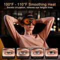 Morfone Red Light Therapy for Eyes & Forehead, 4 Modes Under-Eye Infrared Red Light Eye Mask, Portable Eye Massager for Men Women (Black)