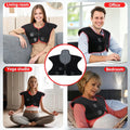 Morfone Red Light Shoulder Wrap, 3-in-1 Chip Red Light for Shoulder & Neck, 660nm & 850nm Infrared Light Pad with 3 Modes and 5 Levels for Home Use