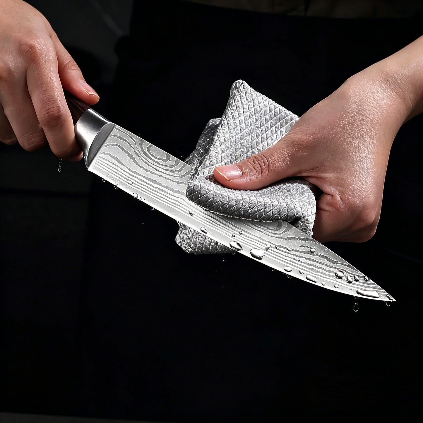 ACMETOP 8 Inch Chef Knife, High Carbon Stainless Steel Kitchen Knife, Non-slip Ultra Sharp Cooking Knives with Ergonomic Handle