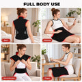 Morfone Red Light Shoulder Wrap with 3 Modes and 5 Levels, 3-in-1 Chip Red Light for Shoulder & Neck, 660nm & 850nm Infrared Light Pad with Timer for Home Use