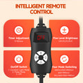 Morfone Red Light Lamp for Body Face, 660nm 850nm 940nm Infrared Light Lamp Panel with Adjustable Stand, Idea Gift for Women Men