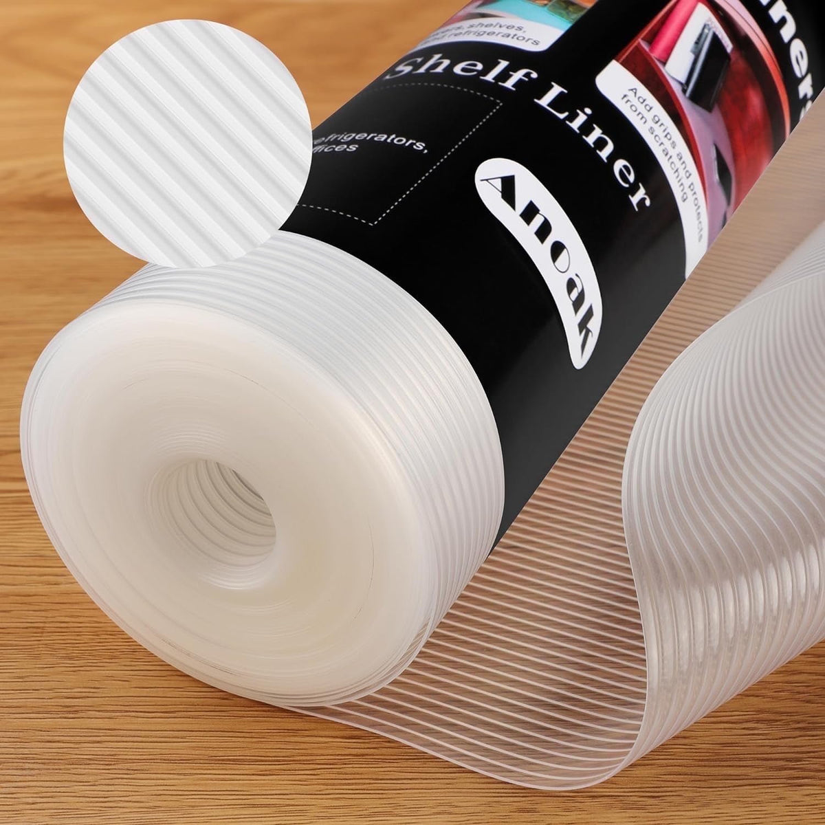 Anoak Shelf Liner Cabinet Liner, Non Adhesive Washable 22 Inch x 10 FT(120 Inch) Waterproof Durable Non-Slip Shelf Liner for Kitchen, Drawer, Refrigerator