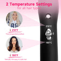 Morfone 3 Jumbo Barrel Curling Iron Wand 22mm Hair Waver Temperature Adjustable Ceramic Big Waves Hair Crimper