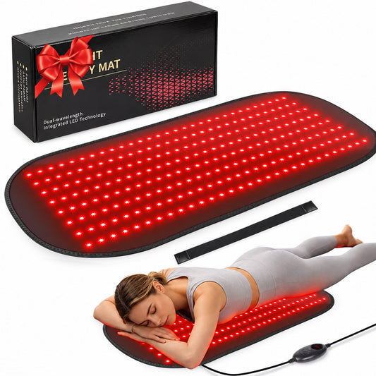 Morfone Red Light Mat for Body, 31" x 14" Red Light Pad, 660nm & 850nm