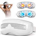 Morfone Eye Massager with Heat and Cooling, Eye Mask with DIY Massage Setting, Sleep Mask for Relax, Birthday Gifts for Women Men, Black