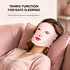 Morfone Led Face Mask, 4 Modes Red Light Mask for Face, LED Facial Mask with Timer, Home & Travel Skincare (Pink)