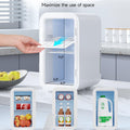 White Mini Fridge 6L | 110V AC/DC Portable Thermoelectric Cooler & Warmer