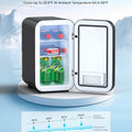 Black Mini Fridge for Bedroom – 6L Dual-Mode Cooler & Warmer