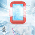 Red Mini Fridge for Bedroom, 4L Portable Refrigerator for Drinks & Skincare