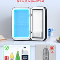 Black Mini Fridge for Bedroom – 6L Dual-Mode Cooler & Warmer