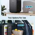 Black Mini Fridge for Bedroom – 6L Dual-Mode Cooler & Warmer